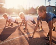 Youth sports, track and running