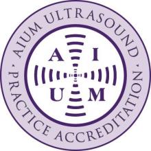 AIUM Ultrasound Practice Accreditation badge