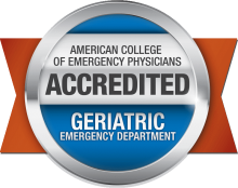 American College of Emergency Physicians - Accredited Geriatric Emergency Department badge