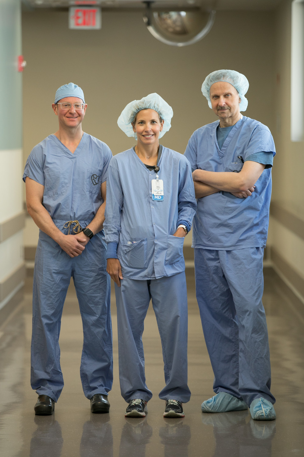 Drs. Matthew Latacha, Traci Jurrens and Edmund Fiksinski.
