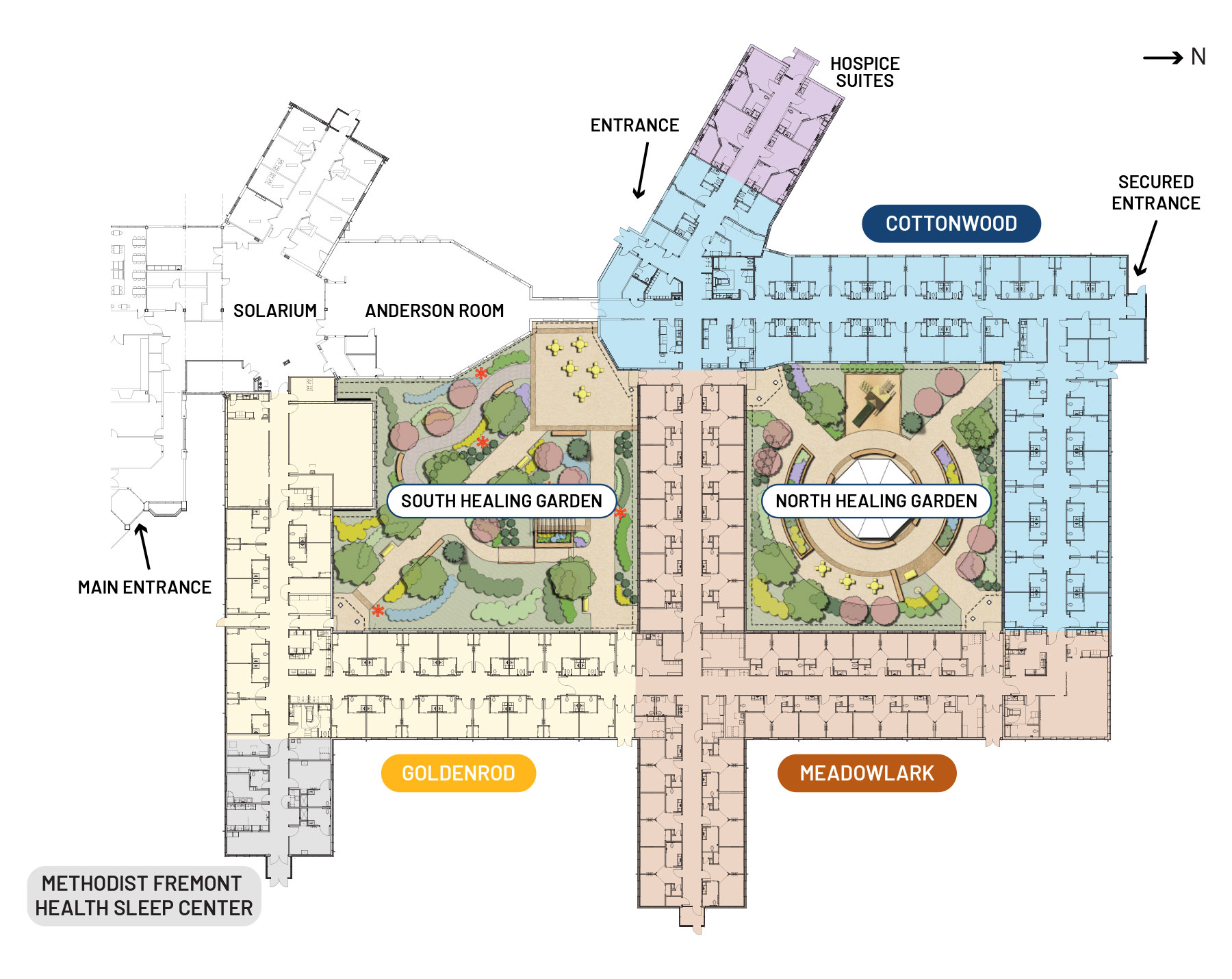 Floor Plan of Dunklau Gardens in Fremont, NE