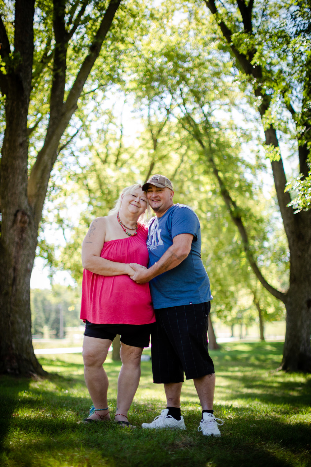 Methodist bariatric program patient Tammy Kroft with her husband, Jordan