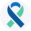 Cancer care oncology service line logo icon