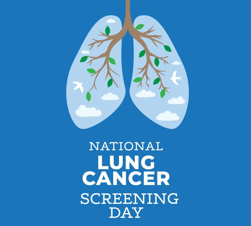 National Lung Cancer Screening Day 2024 graphic