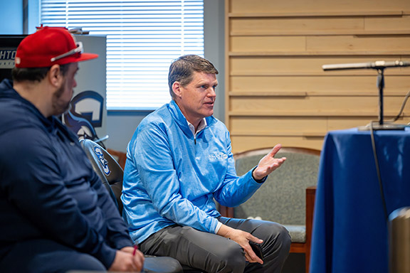 Andy Kendeigh at Creighton press conference