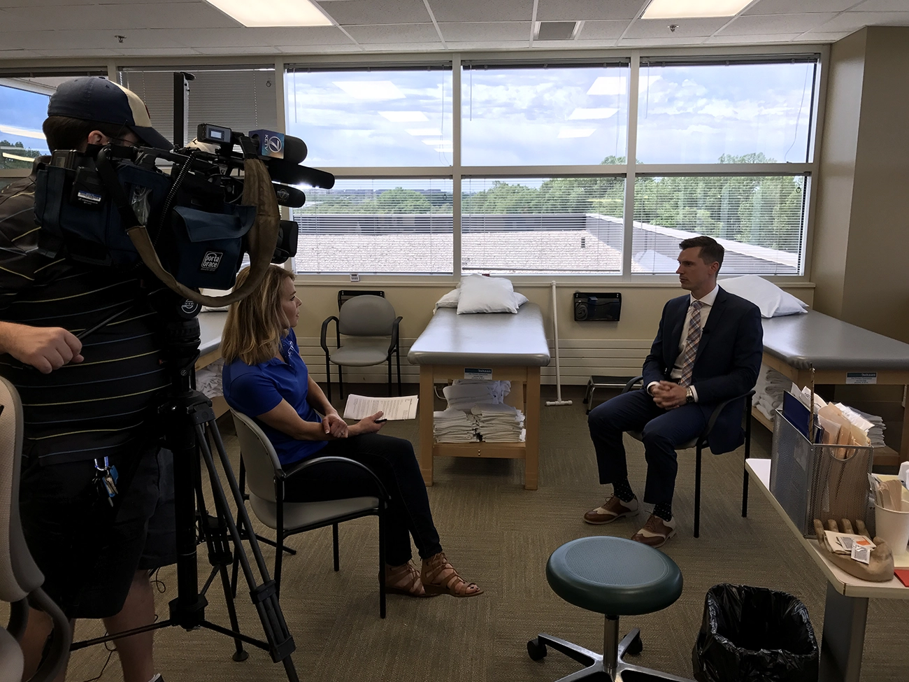 KETV's Julie Cornell interviewing Dr. Bret Hays, Internal Medicine