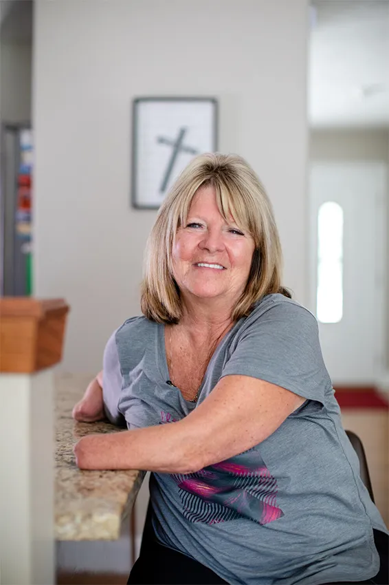 Methodist Hospital volunteer Teri Roberts