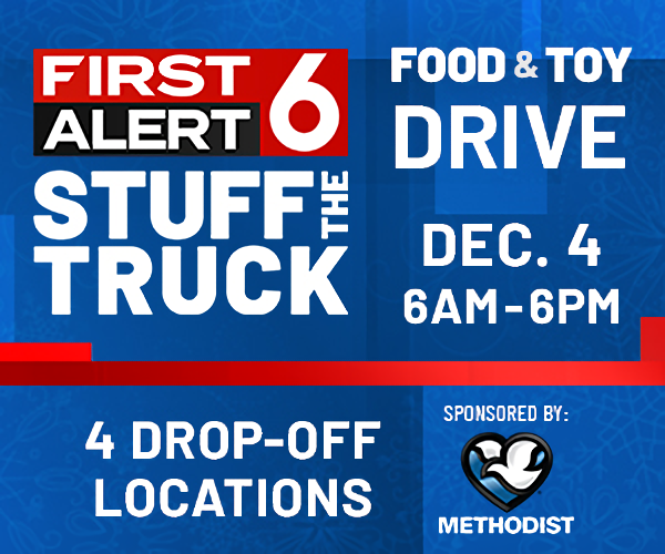First Alert 6 Stuff the Truck Food Drive - Thursday, Dec. 4, 2025