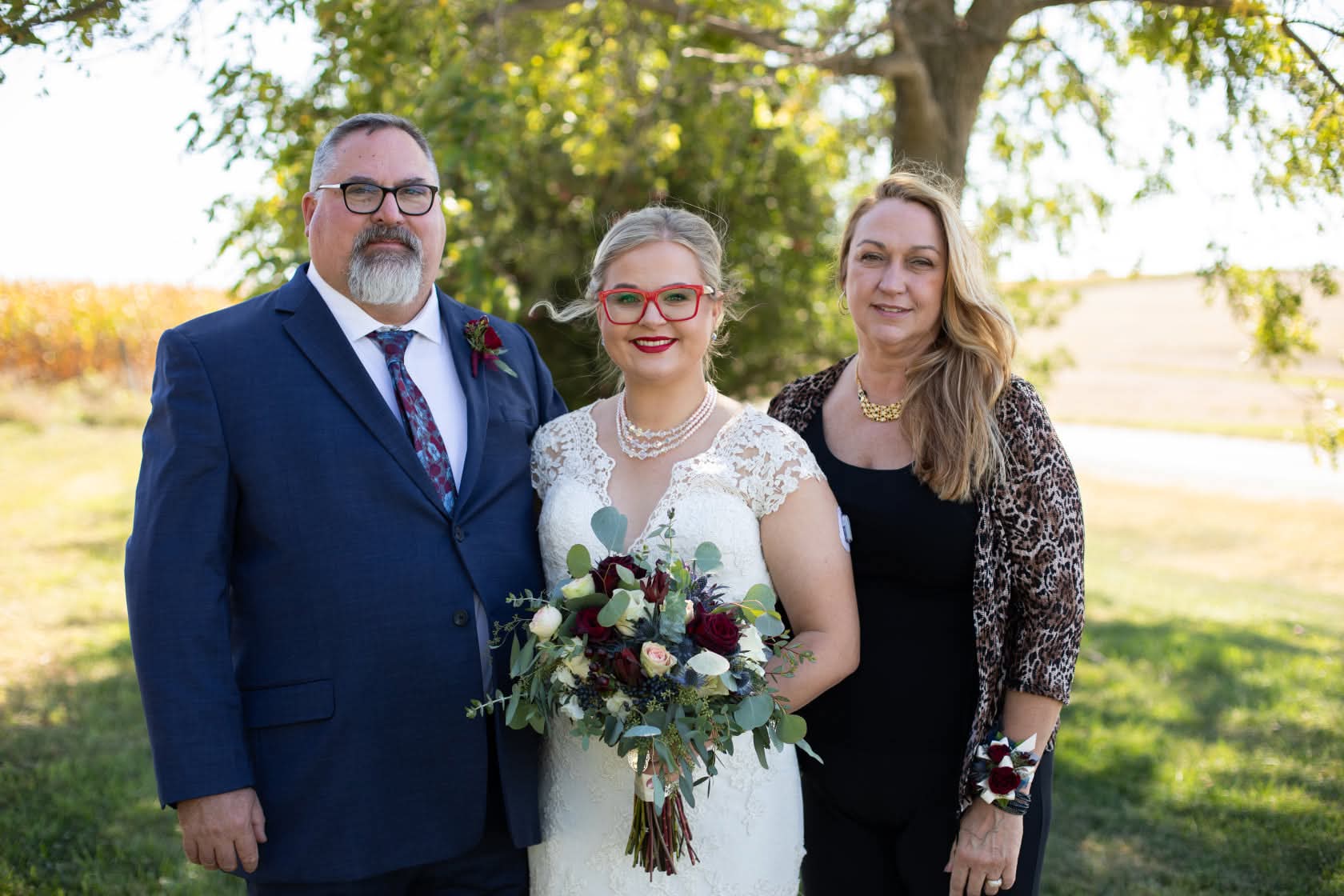 Pete Gunderson at daughter's wedding