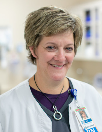Geriatric resource nurse Terri Perry, BSN, RN