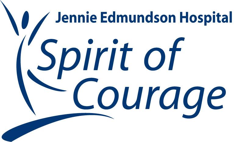 Logo of Jennie Edmundson Hospital Spirit of Courage event