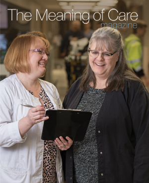 Cover of Spring 2018 edition of The Meaning of Care Magazine