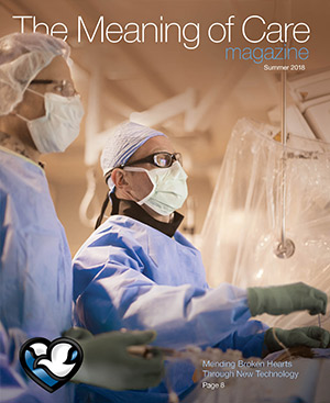 Cover of The Meaning of Care Magazine Summer 2018 edition