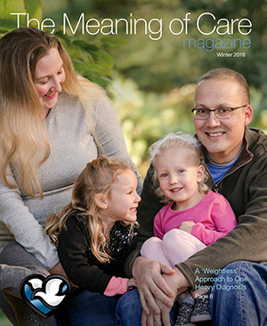 Cover of the Winter 2018 edition of The Meaning of Care Magazine