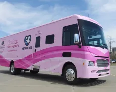 Mobile mammography coach