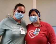 Katrina Conway and Jacque Kraft