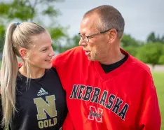 Mark Schmidt and daughter Sam