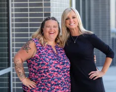 Long COVID patients Melony Stillman-Clark and Becca Cook