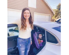 Kenzie Elsey and daughter Violet 