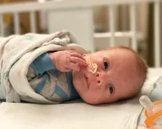 Gavin Laux in NICU
