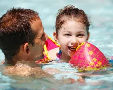 Father-Daughter swimming