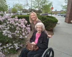 Beverly Hatcher and Jeanene Hatcher Camp