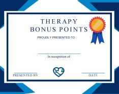 bonus points certificate