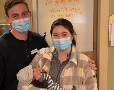 Jim and Maysen Lake w/Baby Mac