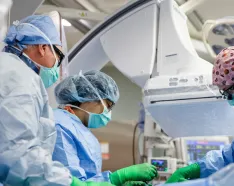 Dr. Madan, Dr. Merritt and Dr. Olson perform TAVR