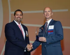 Dr. Mukherjee and David Burd