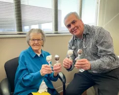 Bessie Langer and Dr. Joseph Ayoub