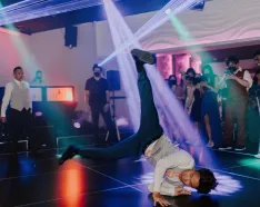 Max Chiu, MD, break dancing