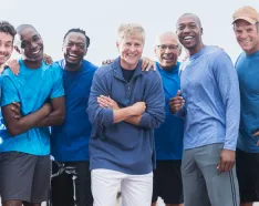 Group of diverse men