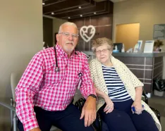 Dr. Lohrberg and Norma Jean Krahmer