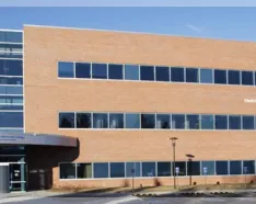 Outside of Nebraska Methodist College in Omaha, Nebraska