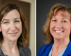 Jen Tran and Dr. Deb Carlson