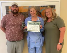 Methodist Women's Hospital's Michelle Linbo honored with The DAISY Award