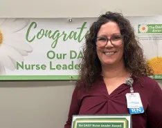 Pam Haschke The DAISY Nurse leader award