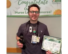 Methodist Hospital's Tyler Raygor honored with The DAISY Nurse Leader Award