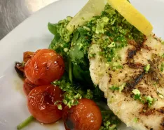 Image for post: Healthy Recipe: Sautéed Tilapia Basil Gremolata