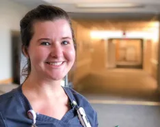 Image for post: With Tears in Her Eyes, Methodist Nurse Helps Patient Enter Final Resting Place