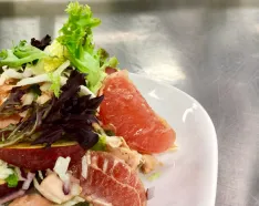 Image for post: Healthy Recipe: Salmon and Red Grapefruit Salad
