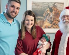 Image for post: A Very NICU Christmas With a Visit From Santa