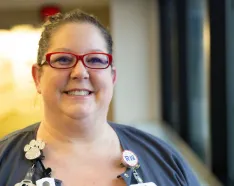 Image for post: Nurse Puts Cheerleading Skills to Use to Lift Spirits and Lower Blood Pressure