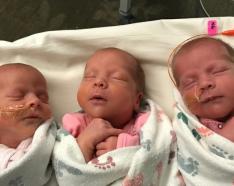 Image for post: Identical Triplets Born at Methodist Women's Hospital, 3 Years Later: 'A Blessing That They Have Each Other'