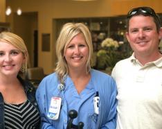 Image for post: Finding Blessings Where They Can: Couple Overcoming Pregnancy Loss Recognizes Nurse for Extraordinary Care and Compassion