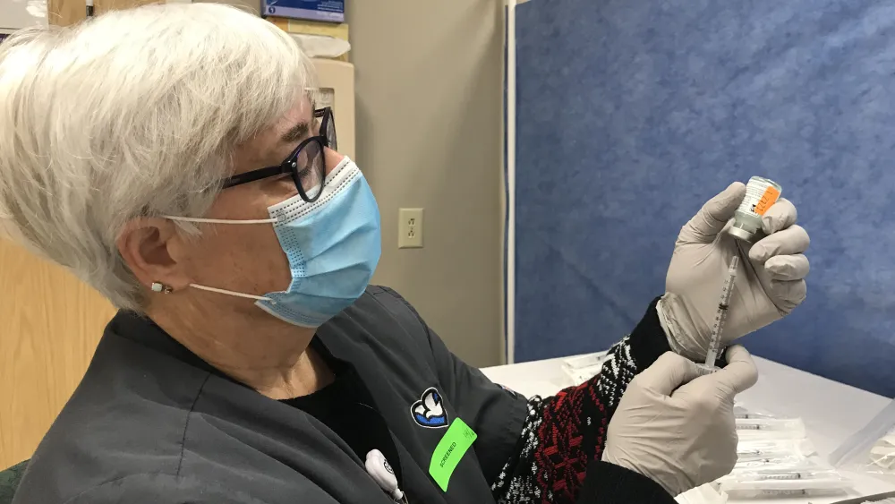 Moderna vaccine at Methodist Jennie Edmundson Hospital