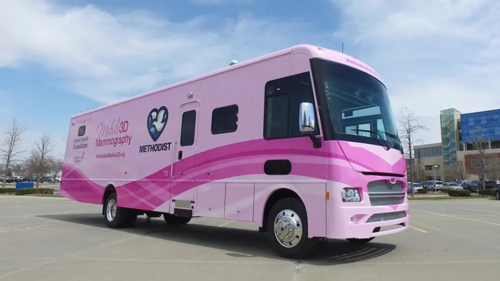 Mobile mammography coach