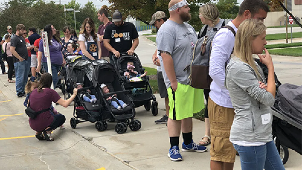 Photo of 2019 Methodist Women's Hospital NICU reunion attendees in Omaha, Nebraska