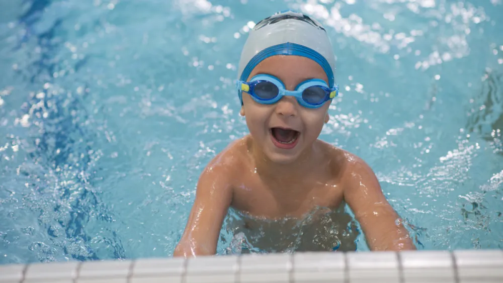 Swimming pool child